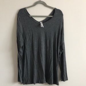 Long sleeve stripped cozy shirt